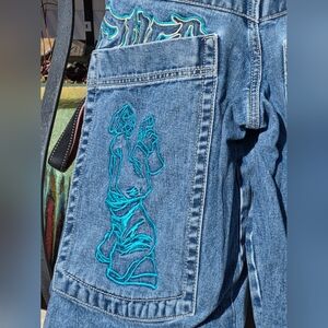 JNCO Embroidered Jeans